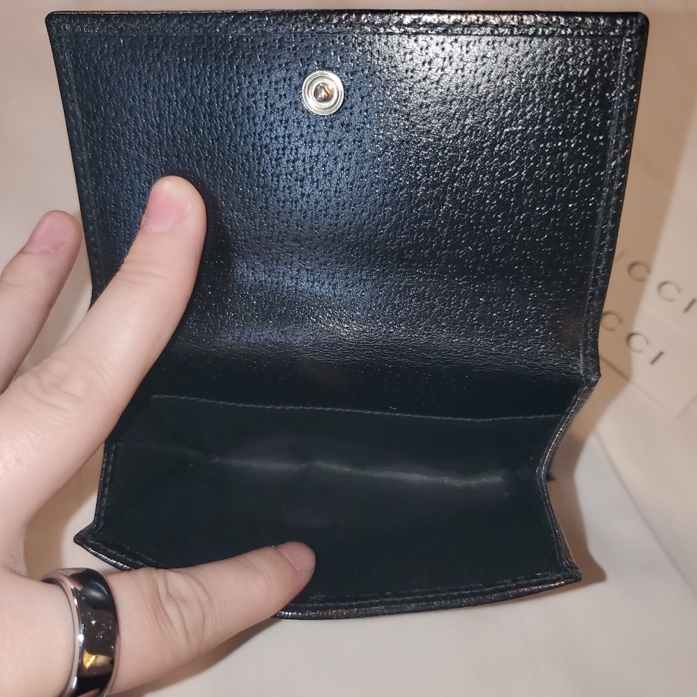 Gucci Jackie Black Canvas Bifold Wallet - Picture 11 of 14